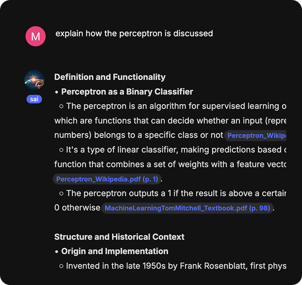 Chat feature